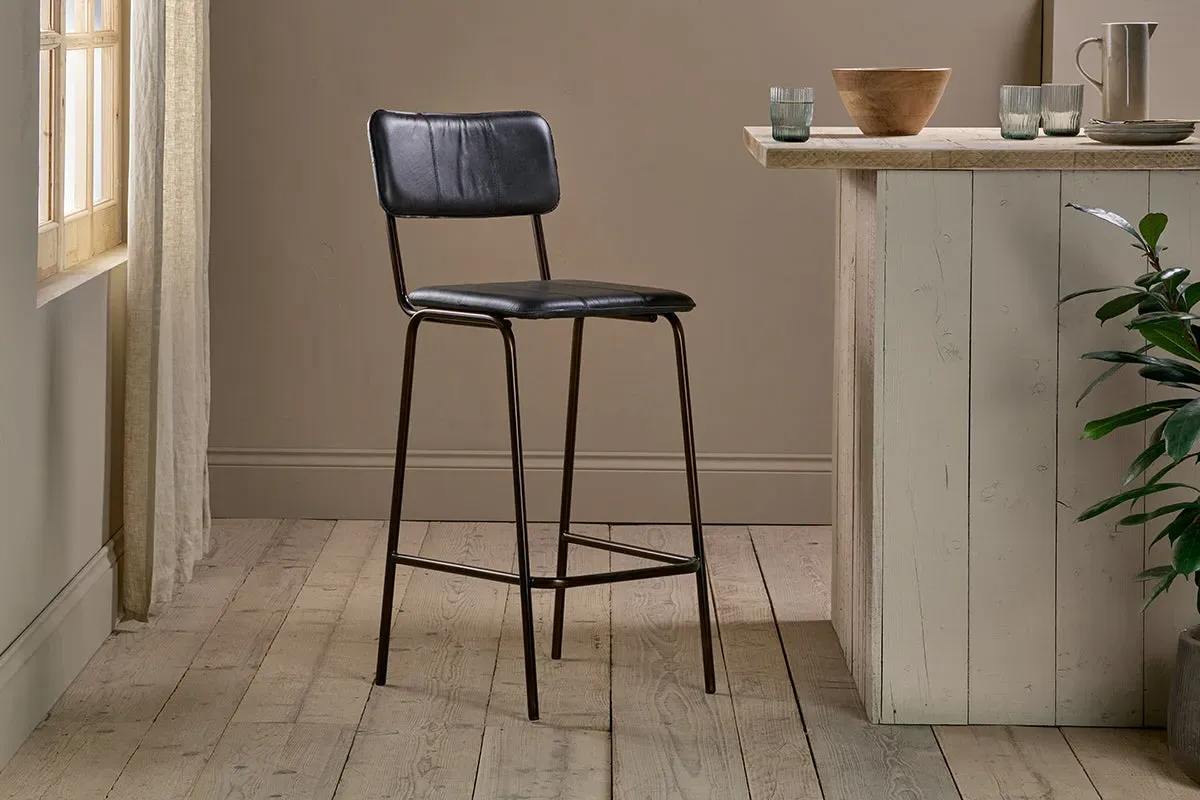 Ukari Counter Dining Chair - Aged Black image