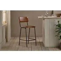 Ukari Counter Dining Chair - Aged Tan