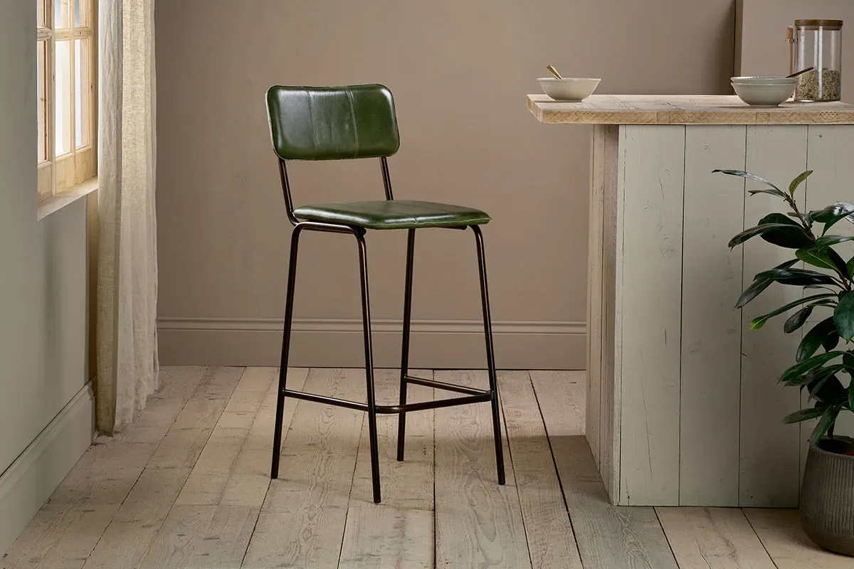 Ukari Counter Dining Chair - Rich Green