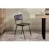 Ukari Leather Dining Chair - Aged Black