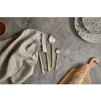 Usa 16-Piece Cutlery Set - Gold, Stainless Steel alternate view