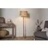 Usha Wooden Floor Lamp - Natural, Mango Wood
