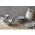 Valinha Earthenware Dinnerware Set of 12 - Grey