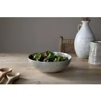 Valinha Earthenware Serving Bowl - Grey