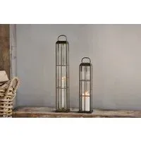 Vemula Small Lantern - Antique Brass