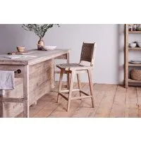Vinay Woven Counter Chair - Natural, Mango Wood alternate view