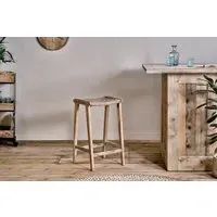 Vinay Woven Counter Dining Stool - Brown