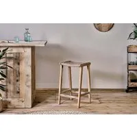Vinay Woven Counter Stool - Brown, Jute alternate view