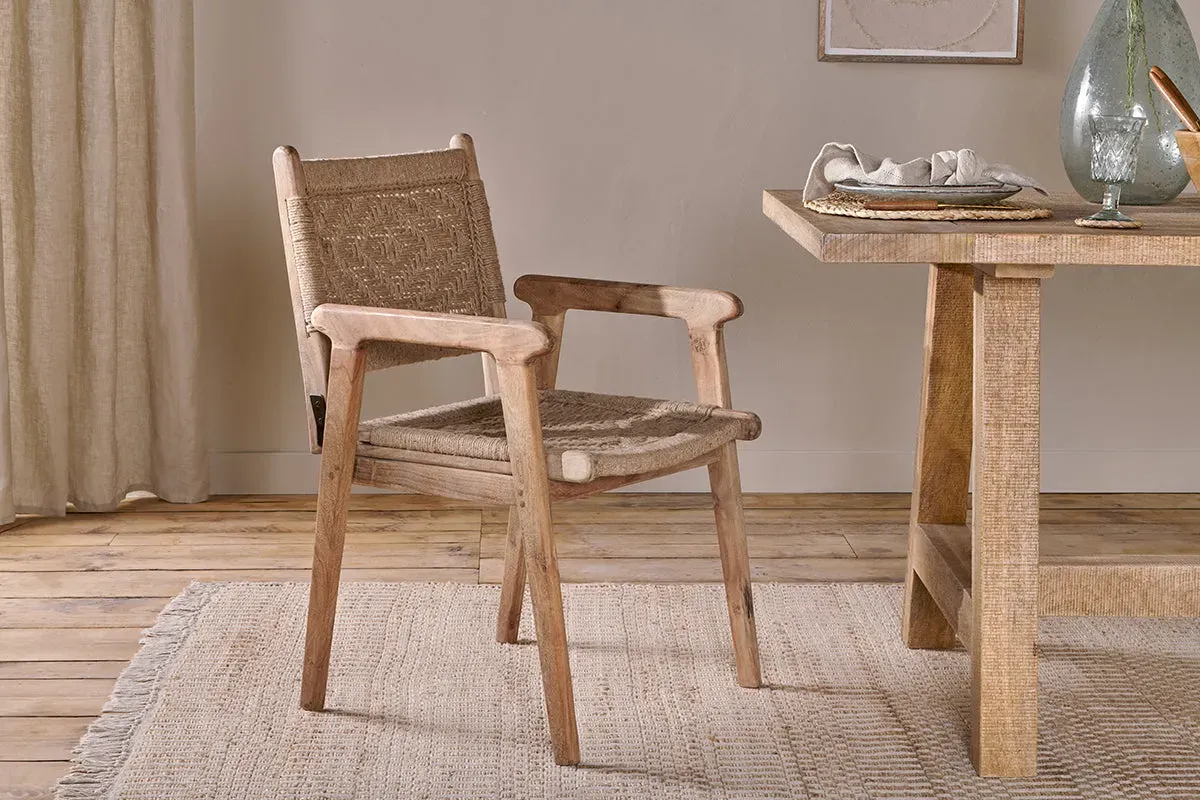 nkuku-vinay-woven-dining-chair-chairs-stools-benches-natural image