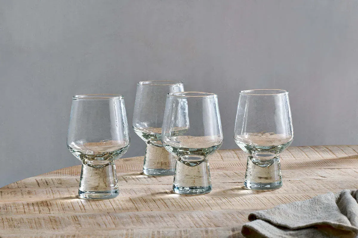 Visla Glass Set of 4 - Light Smoke product