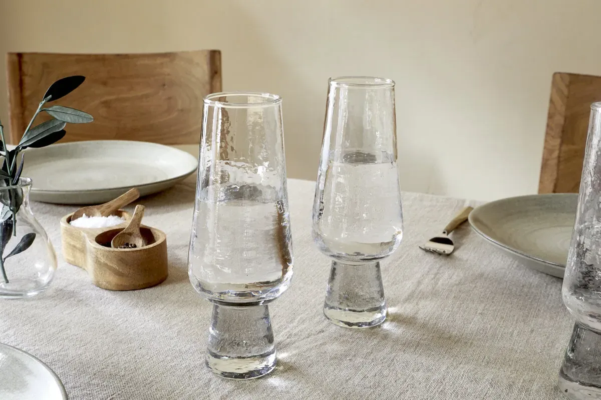 Visla Tall Glass Set of 4 - Clear