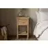 Vivan Grooved Bedside Table - Natural