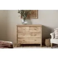 Vivan Grooved Chest of Drawers - Natural