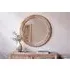 Vivan Grooved Wood Mirror - Natural
