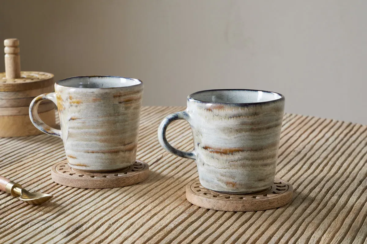 Vizo Mugs Set of 2 - Grey image