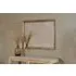 Yadur Large Rectangular Mirror - Antique Brass, Aluminium
