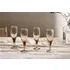 Yala Hammered Champagne Glass Set Of 4 - Dusty Terracotta