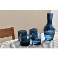 Yala Hammered Tumbler Set of 4 - Indigo