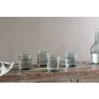 Yala Hammered Tumbler Set of 4 - Sage Green, Glass