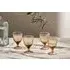Yala Hammered Wine Glass Set Of 4 - Dusty Terracotta