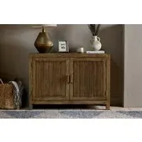 Yasha Reeded Sideboard - Natural, Mango Wood