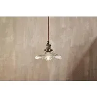 Zowie Small Recycled Glass Pendant Light - Antique Brass