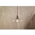 Zowie Small Recycled Glass Pendant Light - Antique Brass