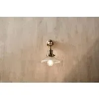 Zowie Small Recycled Glass Wall Light - Clear