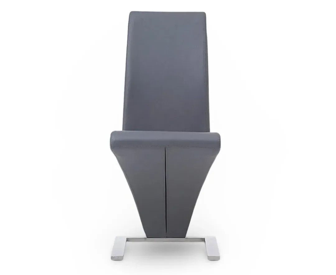 Aldo Set of 2 Dining Chairs - Grey, Fabric product