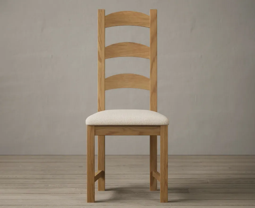 Alton Set of 2 Dining Chairs - Linen, Oak product
