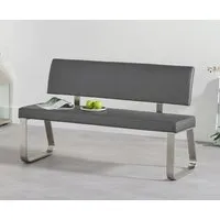 Austin Medium Bench - Grey alternate view