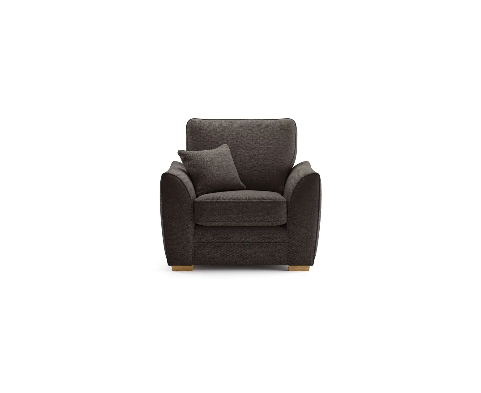 Bella Armchair - Chocolate, Fabric product