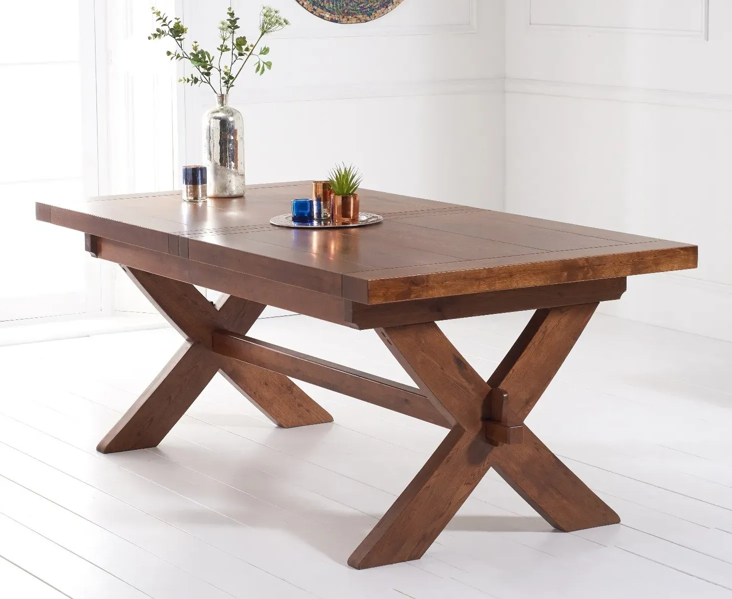 Buckley Extendable Dining Table - Rustic Oak product