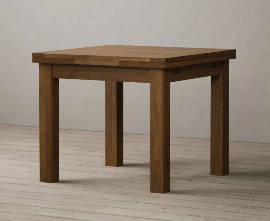 Buxton Extendable Dining Table - Rustic Oak, Solid Oak product