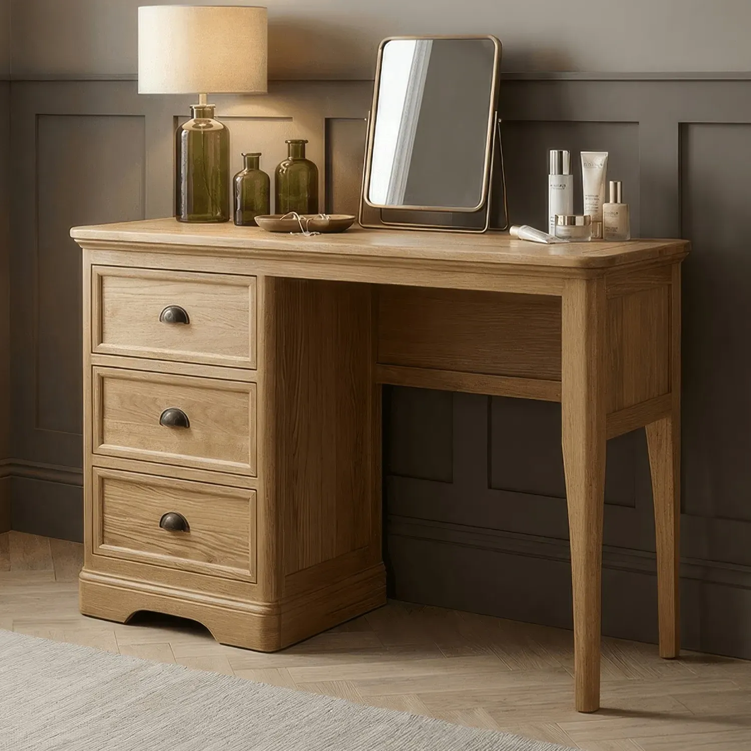 Cambridge Dressing Table - Oak, Solid Oak product