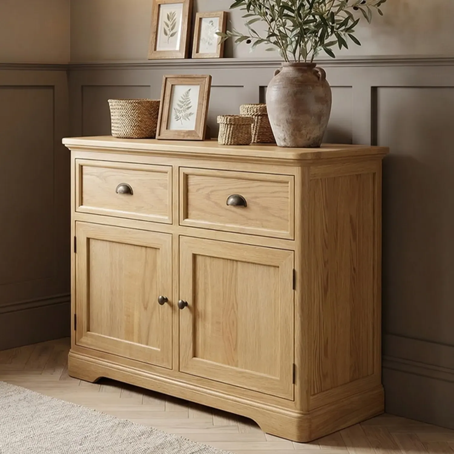 Cambridge Small Sideboard - Oak, Solid Oak product