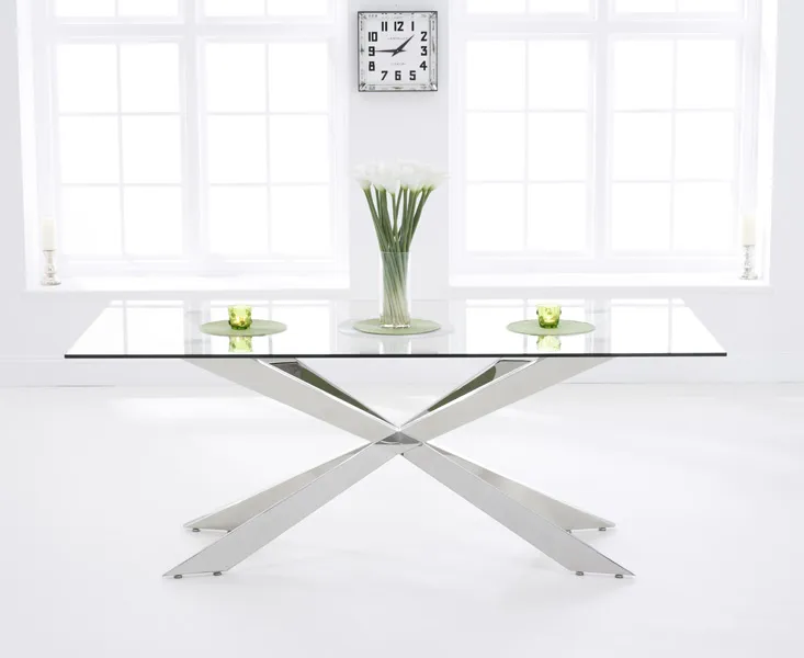 Canova Dining Table - Clear, Glass product