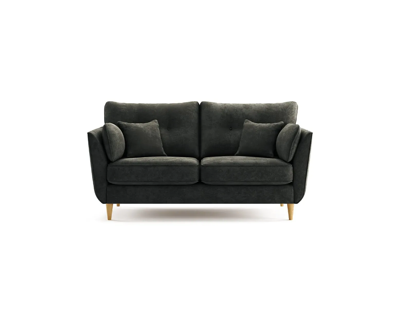 Capri 2-Seater Sofa - Anthracite, Chenille Fabric product