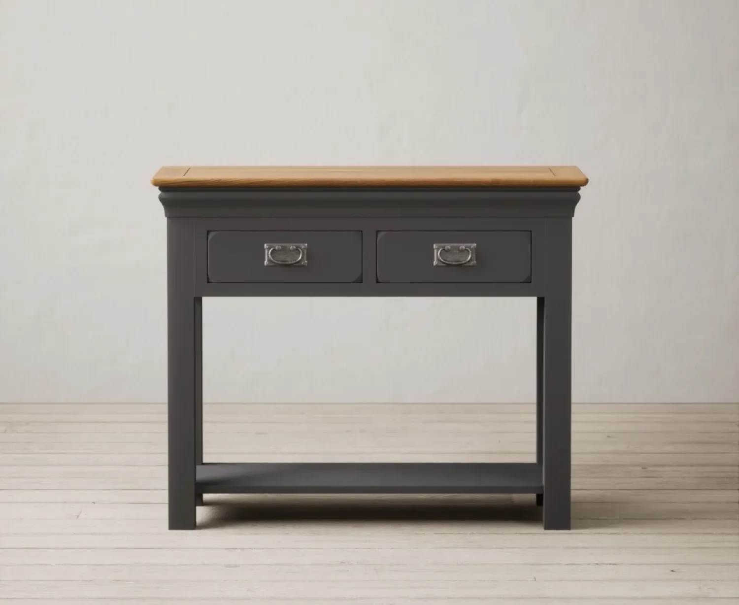 Charwood Console Table - Charcoal, Oak product