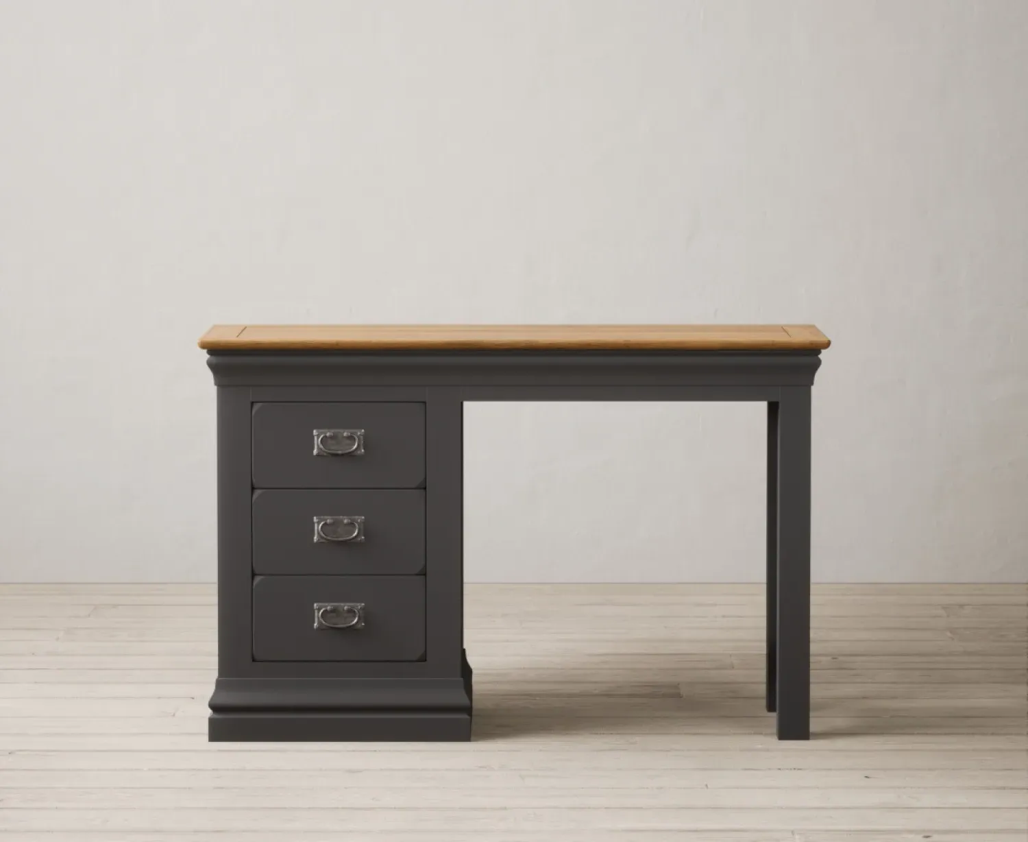 Charwood Dressing Table - Charcoal, Solid Oak product