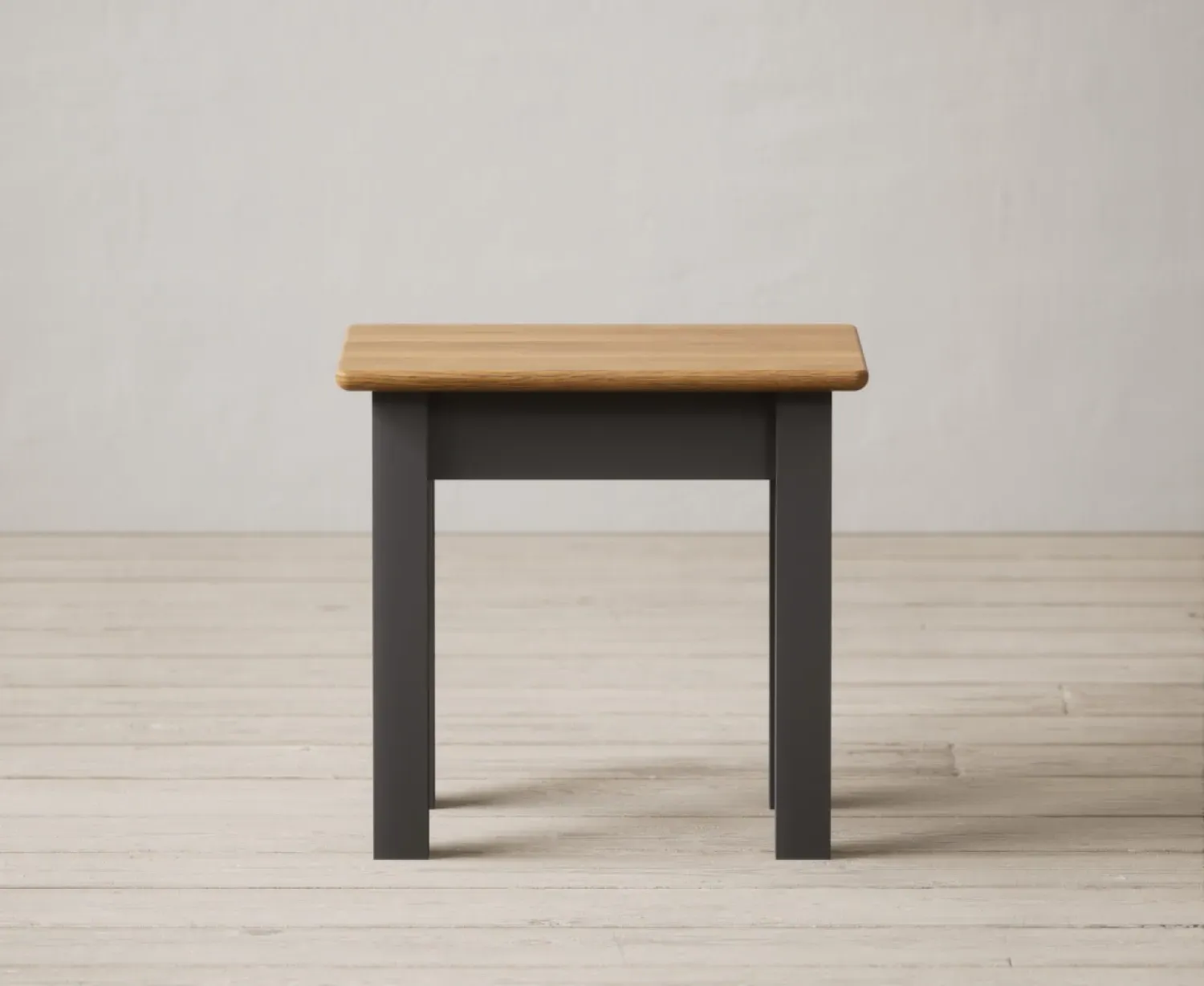 Charwood Dressing Table Stool - Charcoal, Oak product