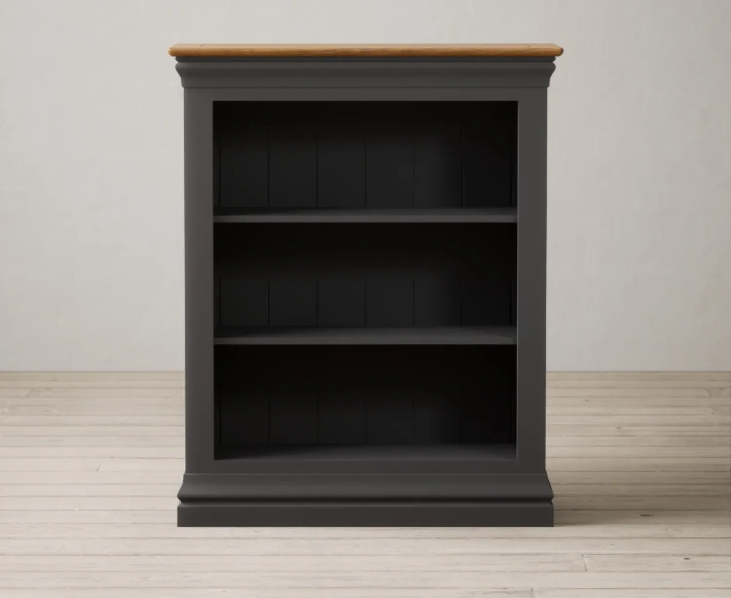 Charwood Small Bookcase - Charcoal, Solid Oak product