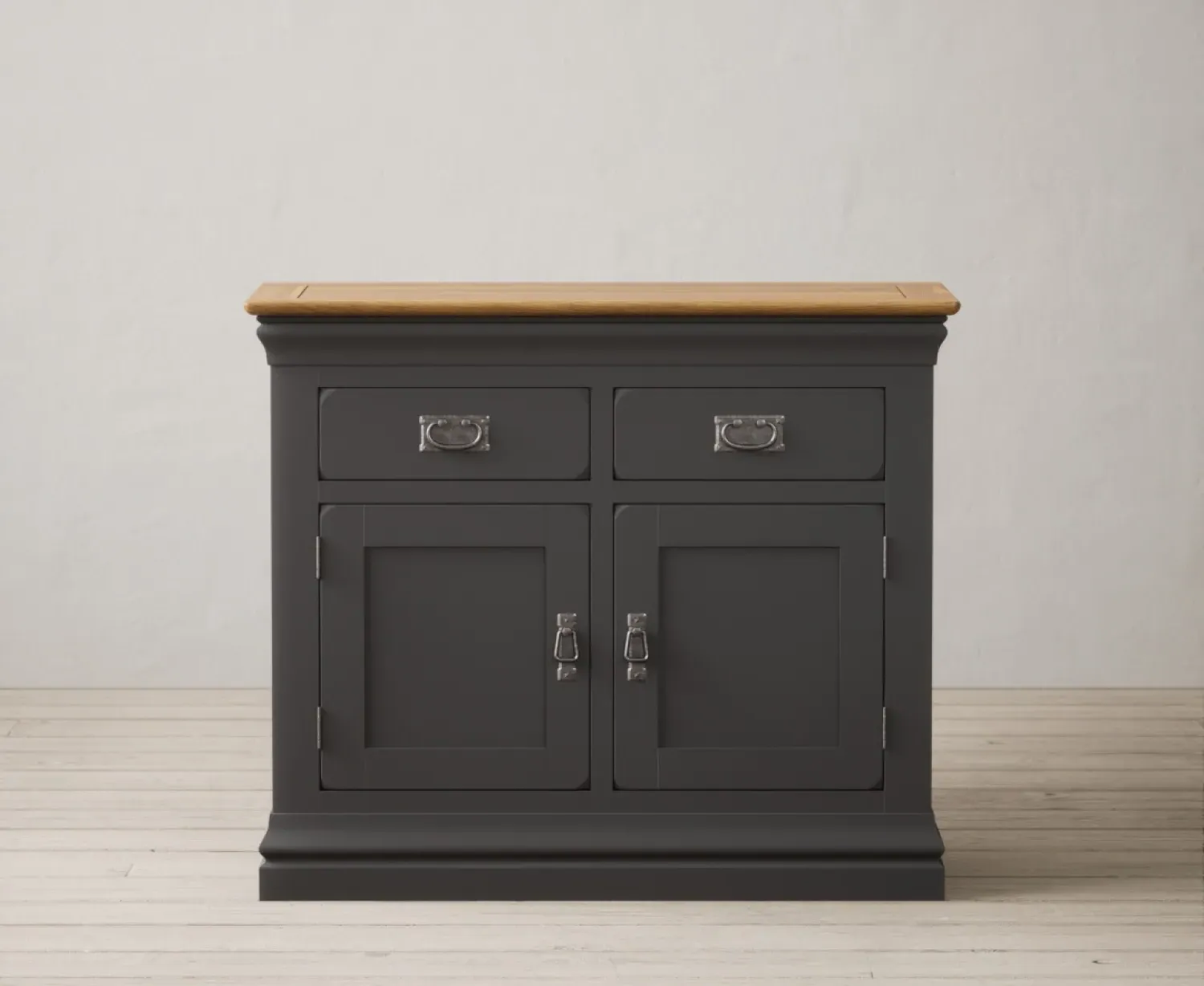 Charwood Small Sideboard - Charcoal, Solid Oak product
