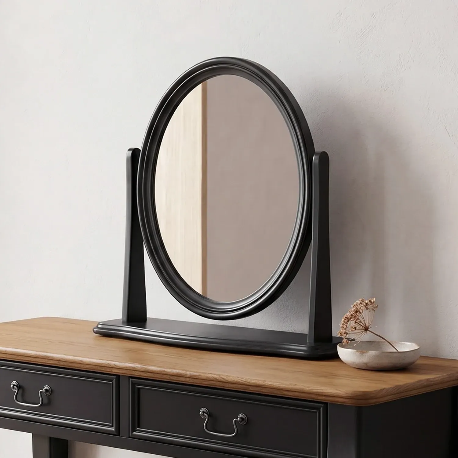 Chateau Noir Dressing Table Mirror - Black product