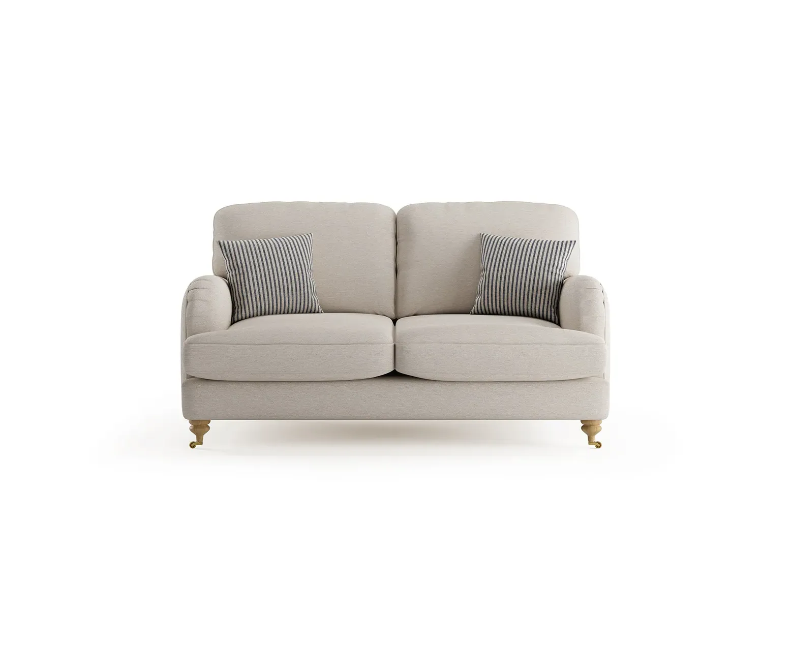 Chilworth 2-Seater Sofa with Cushions - Natural, Navy product