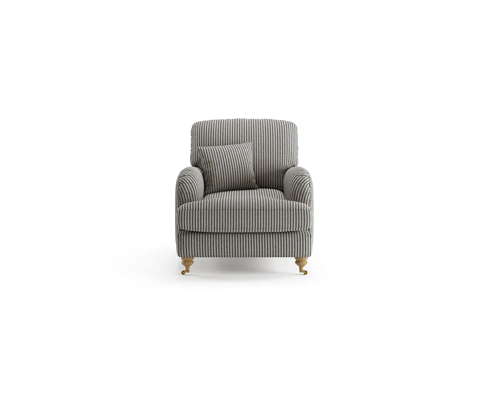 Chilworth Cove Armchair - Navy Stripe, Fabric product