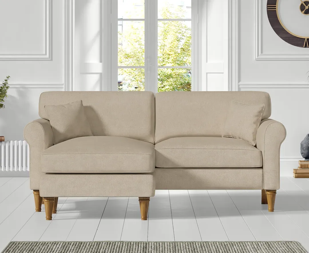 Darwin Right Hand Facing Chaise Corner Sofa - Natural product