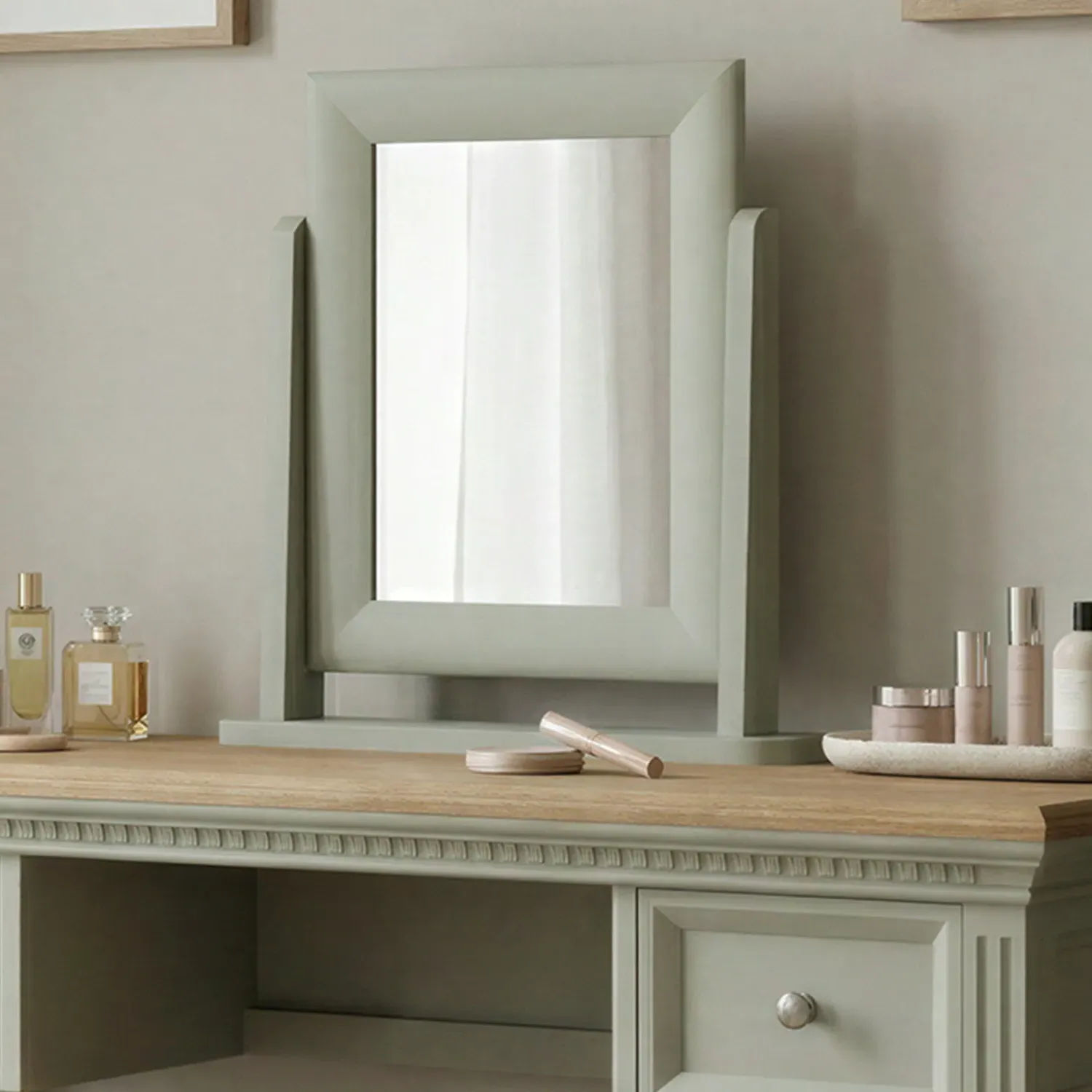 Dressing Table Mirror - Soft Green product