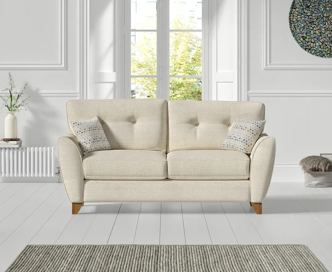 Florin 2-Seater Sofa - Cream, Fabric product
