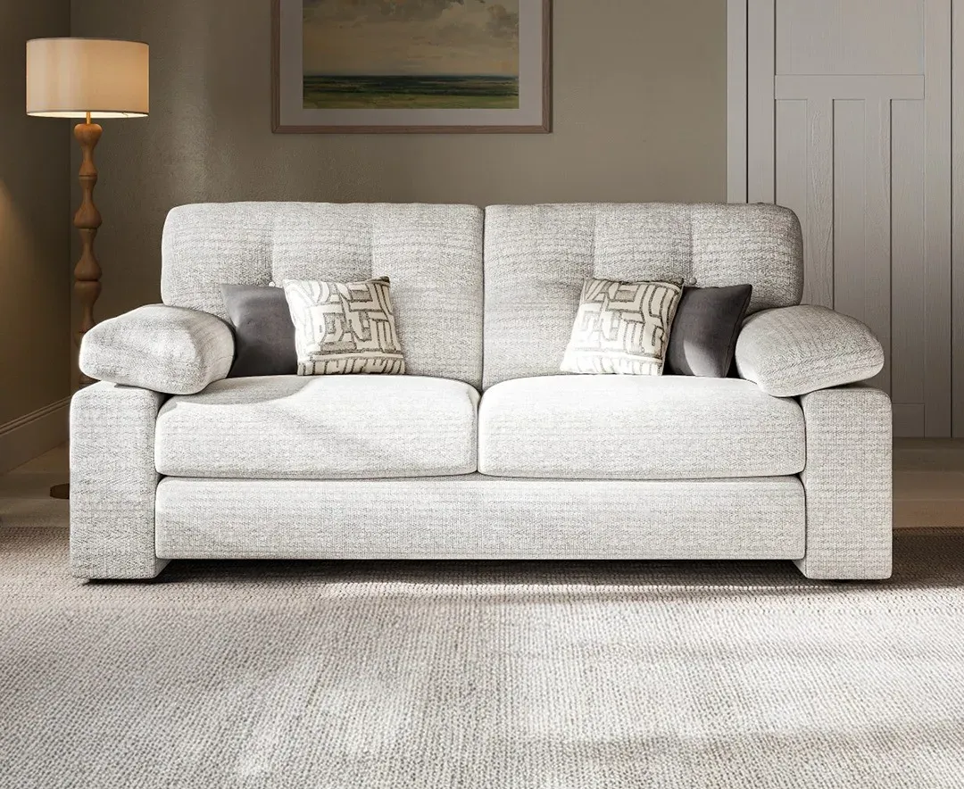 Helston 2-Seater Sofa - Silver, Fabric product